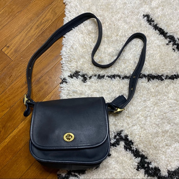 Coach Handbags - Coach Vintage Black Crossbody Bag